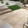 Burlington Ivory 18mm Outdoor Porcelain Tile -Default Template 6 Boulder Ivory SETTING 2