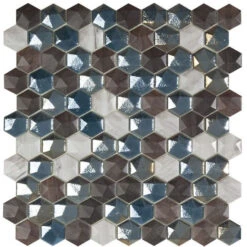 Waxman Honey Sapelly Mix Hex 317mm X 307mm