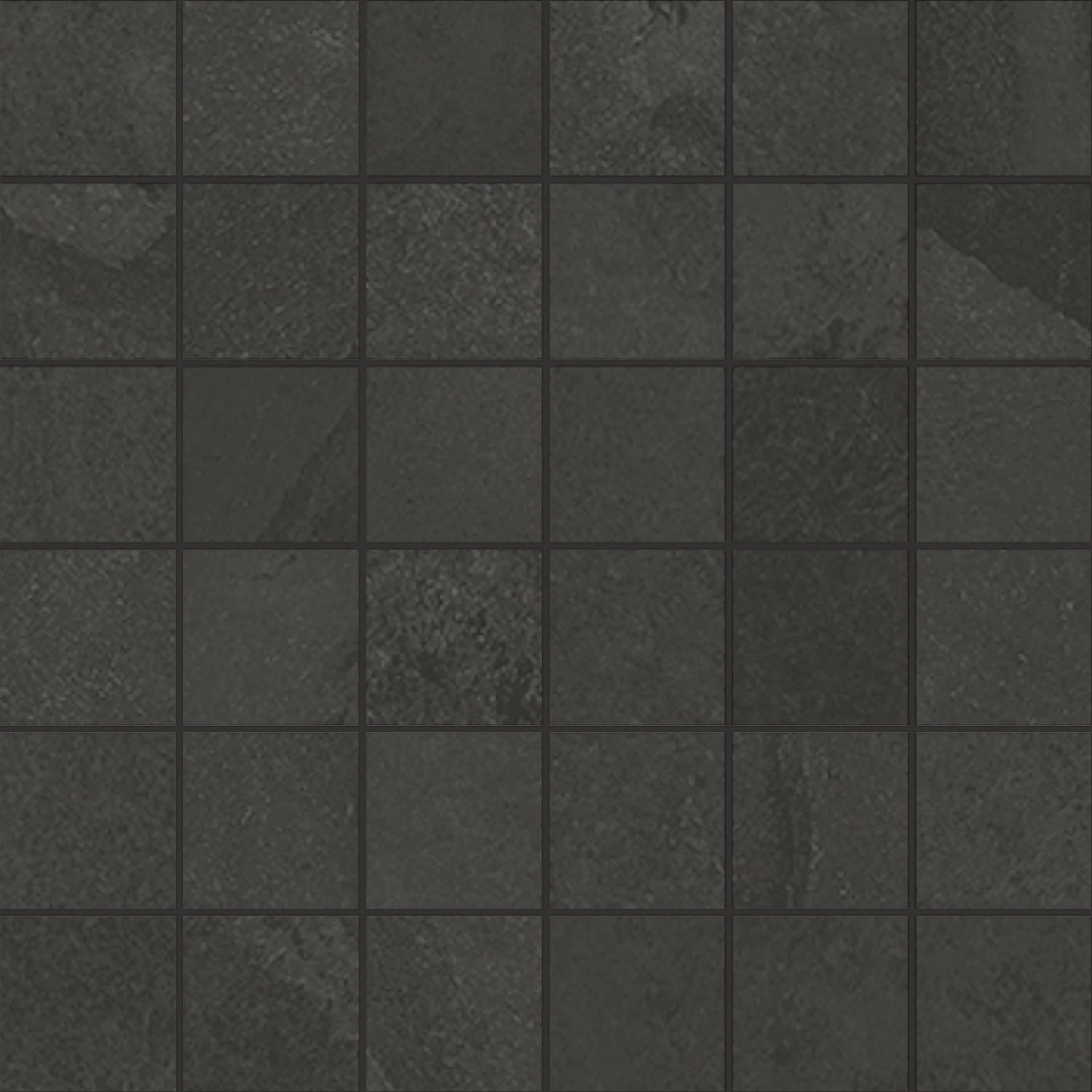 Welsh Porcelain Slate Bangor Black Mosaic 3 Welsh Porcelain Slate Bangor Black Mosaic