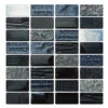 Waxman Cities Black 295mm X 295mm -Default Template 6 Mosaic Cities Black