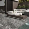 Lavastone Anthracite 18mm Outdoor Porcelain Tile -Default Template 6 Tambora Setting9 Anthracite 1