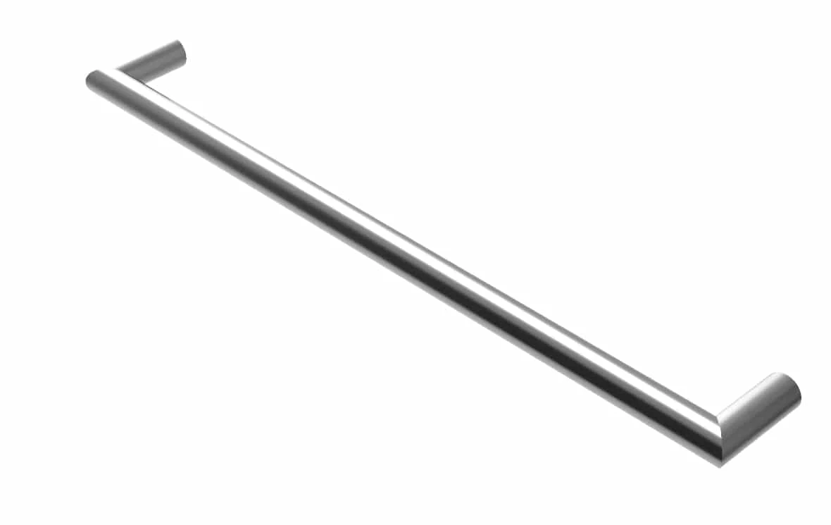 Warmup Tulsi Dual Attachment Single Bar Medium Round Towel Rail Polished 2 Warmup Tulsi Dual Attachment Single Bar Medium Round Towel Rail Polished