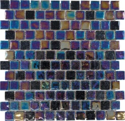 Voyage Midnight Black Mosaic 298mm X 298mm