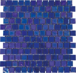 Voyage Neon Blue Mosaic 298mm X 298mm
