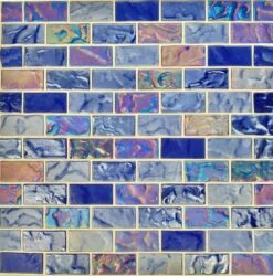Voyage Wave Blue Brick 298mm X 300mm