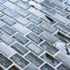 Tiffany Grey Glass Brick Mosaic